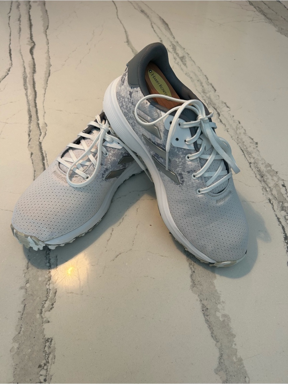 adidas Men’s Golf Shoes White/Grey Spikeless – Size 9
